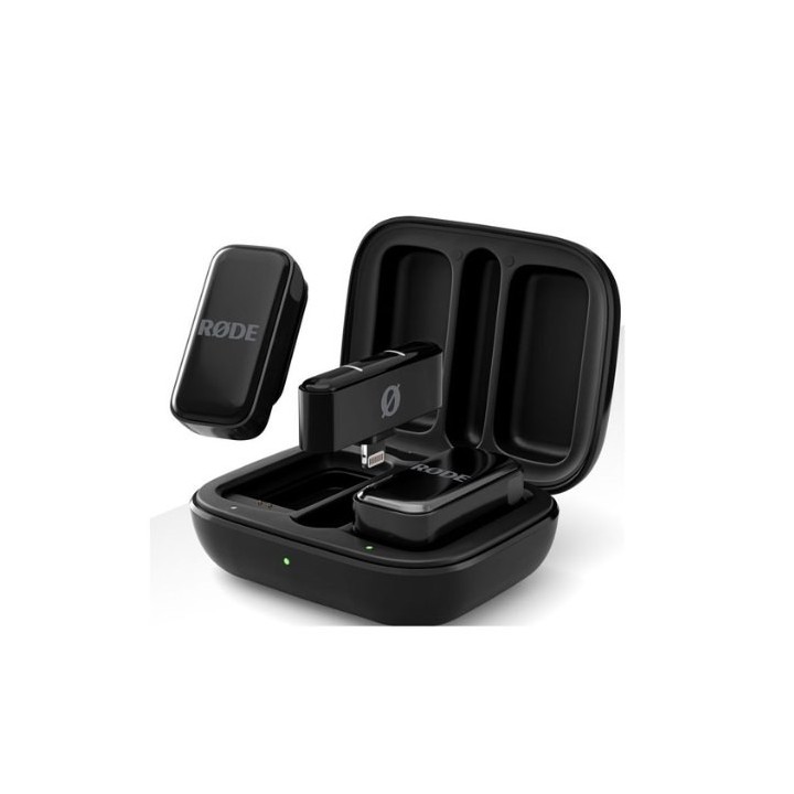 microfono wireless rode  micro l black lightning 21h battery gainassist 21dba 73db