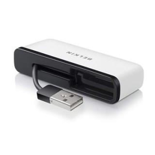 belkin belkin f4u021bt hub de interfaz 480 mbit/s negro, blanco