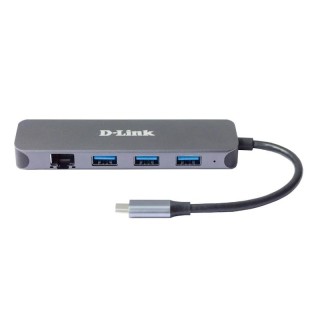 d-link dub-2334 5-in-1 usb-c hub gbe/pd