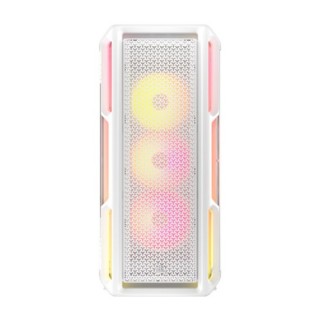 corsair caja corsair 5000t lx rgb tempered glass mid-tower case white cc-9011299-ww