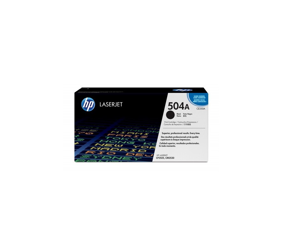 hp hp 504a toner hp504a negro (ce250a)