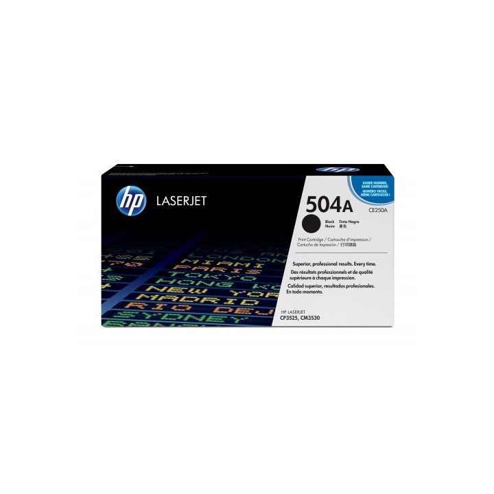 hp hp 504a toner hp504a negro (ce250a)