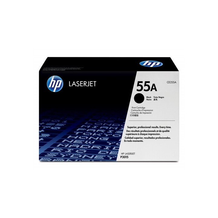hp hp 55a toner hp55a negro (ce255a)