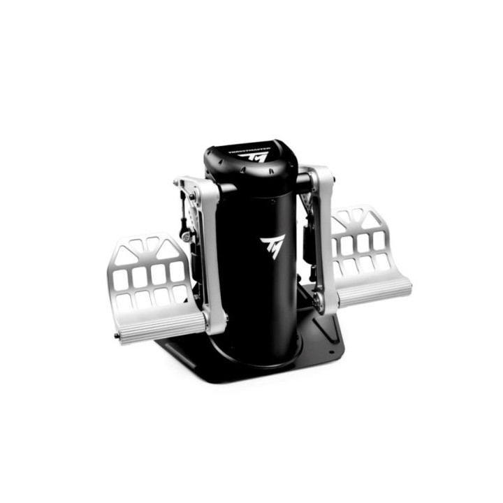 thrustmaster thrustmaster tpr rudder negro, plata usb simulador de vuelo analogico pc