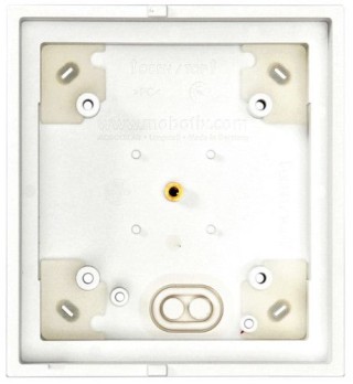 mobotix single on-wall-housing, white  (p/n:mx-opt-box-1-ext-on-pw)
