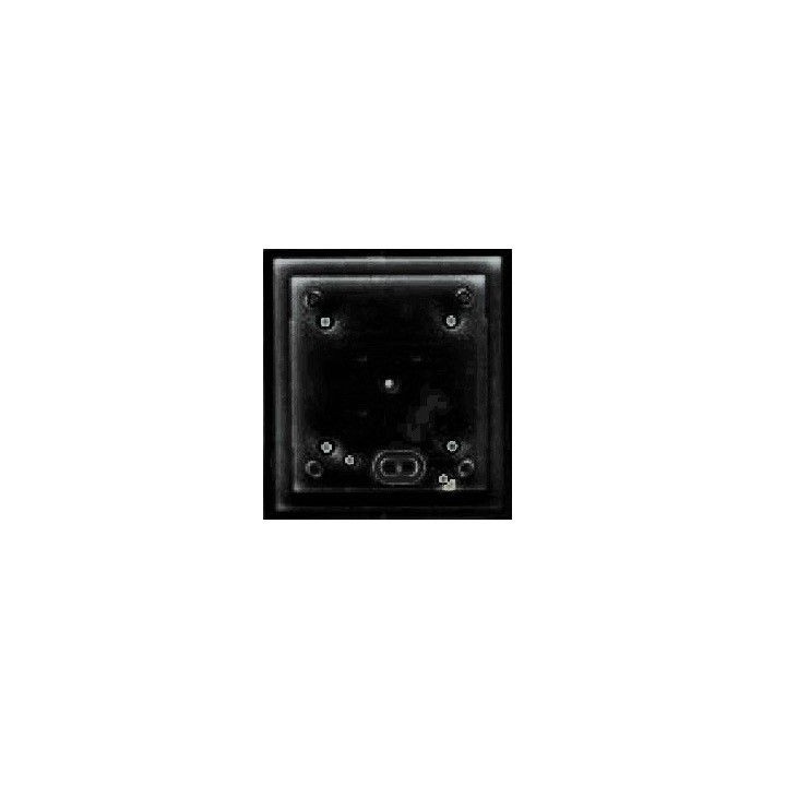 mobotix single on-wall-housing, black  (p/n:mx-opt-box-1-ext-on-bl)