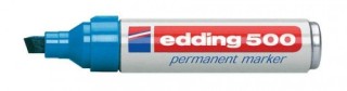 edding marcador permanente punta biselada 2-7mm 500 azul edding 500-03
