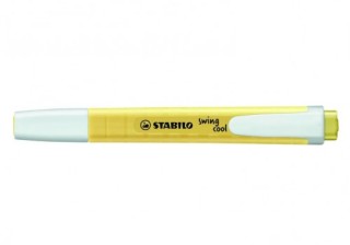 stabilo marcador fluorescente swing cool pastel trazo 1/4mm. amarillo stabilo 275/144-8