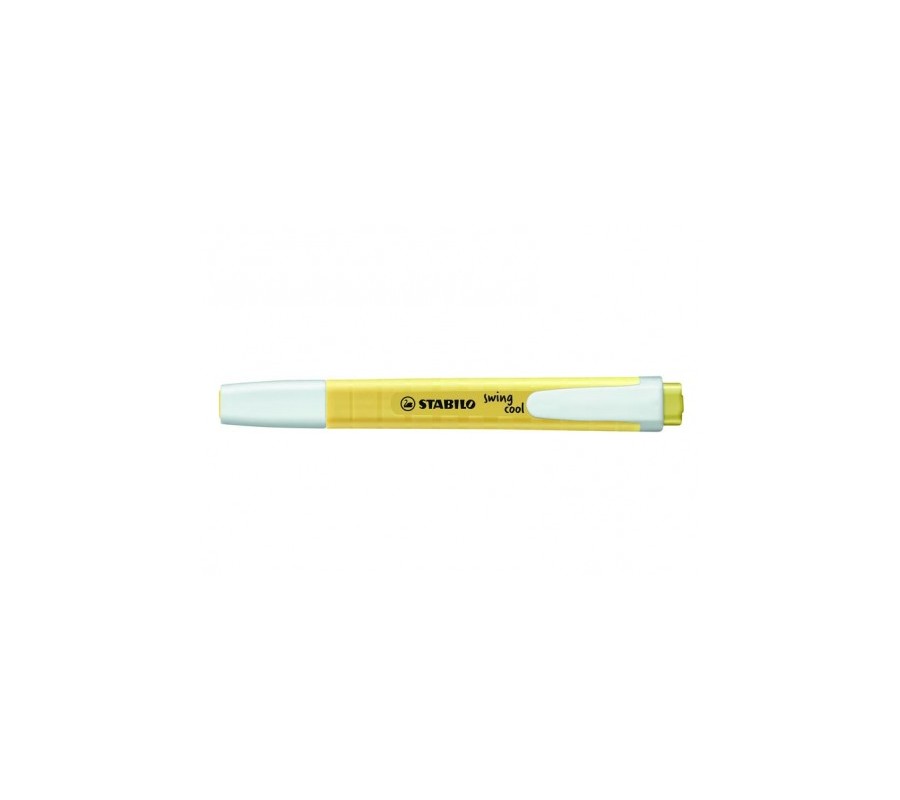 stabilo marcador fluorescente swing cool pastel trazo 1/4mm. amarillo stabilo 275/144-8