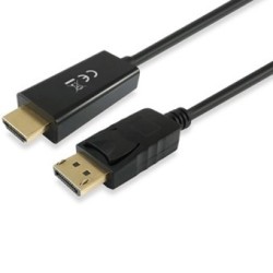 equip cable displayport equip a hdmi macho - macho 5m negro