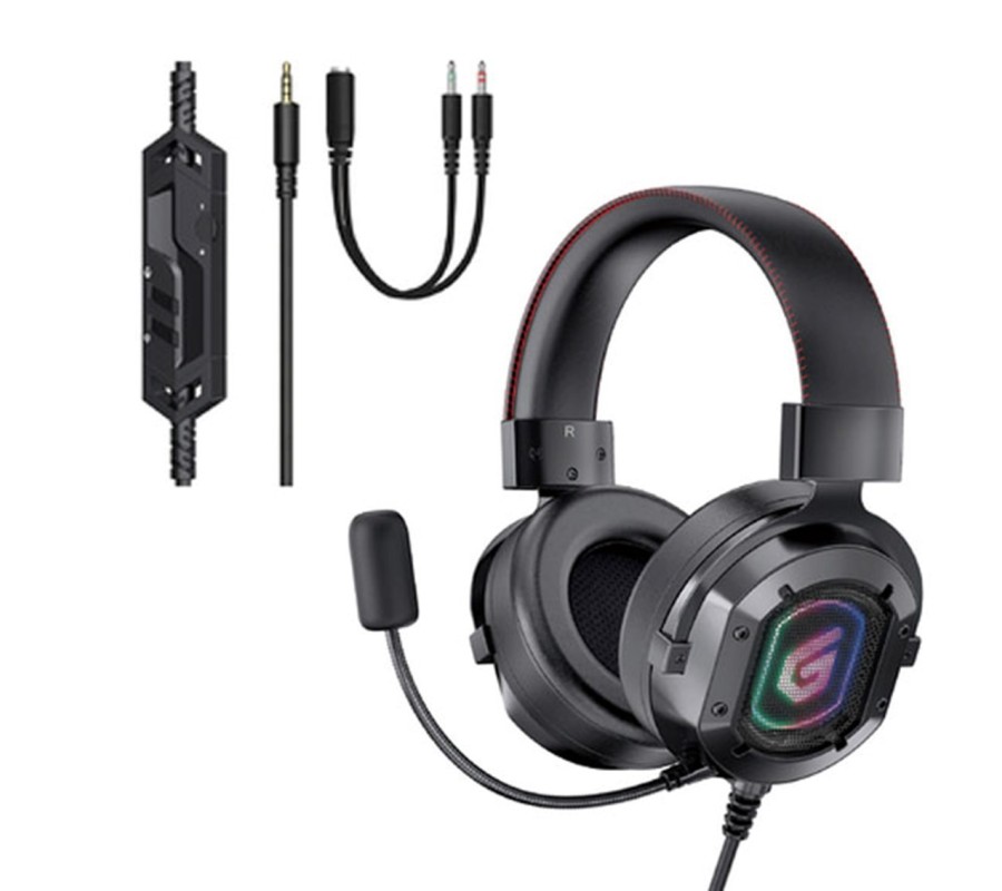 conceptronic auricular gaming conceptronic athan03b - jack 3.5mm - microsoft - rgb