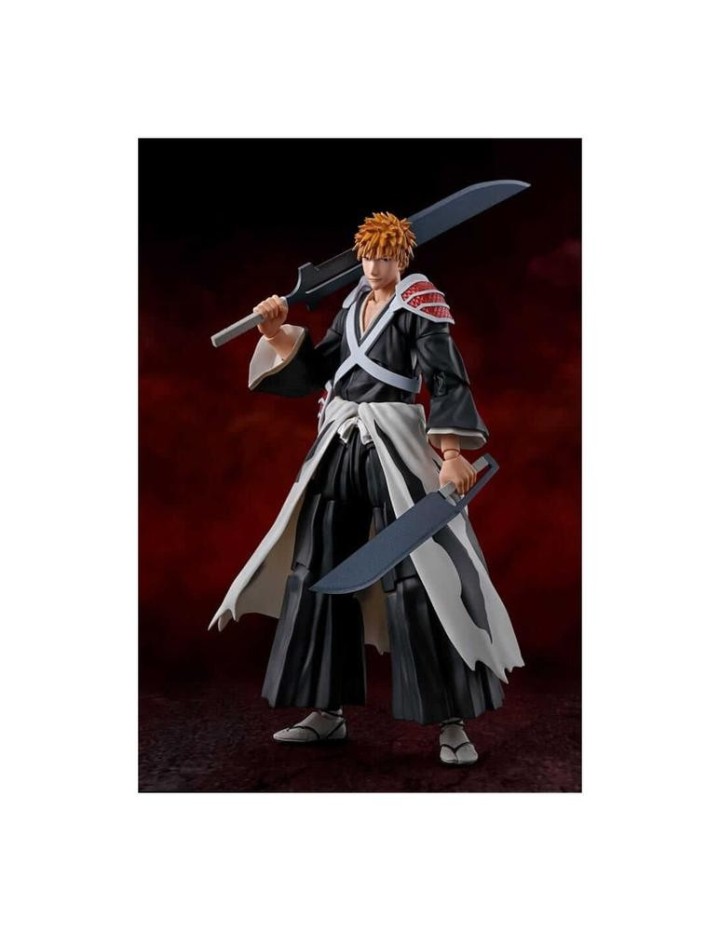 tamashii nations ichigo kurosaki dual zangetsu ver. fig. 155 cm bleach sh figuarts