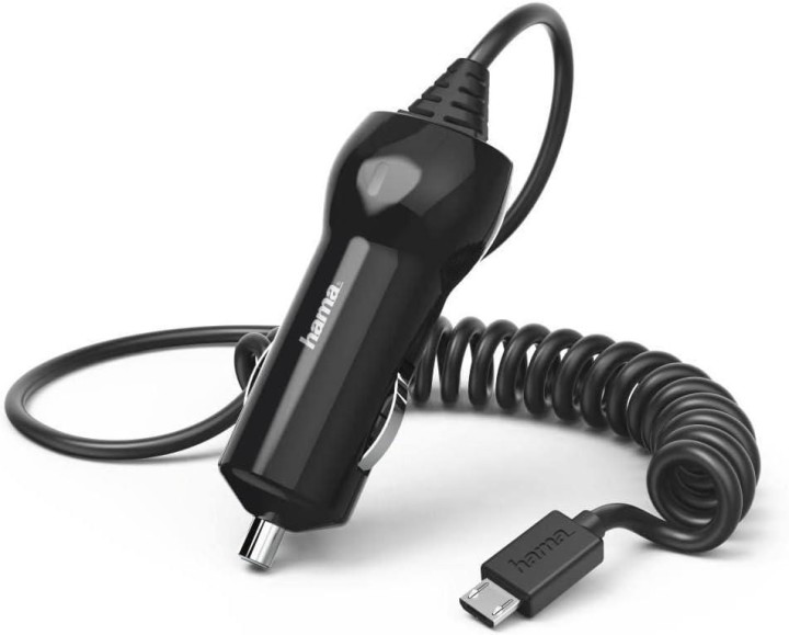 cargador hama micro usb 12v coche 2.4a