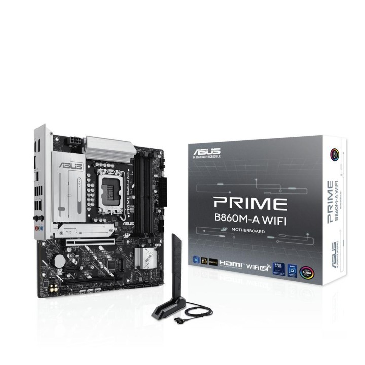 asus placa base asus intel prime b860m - a wifi socket 1851 ddr5 x4 max 256gb hdmi displayport matx