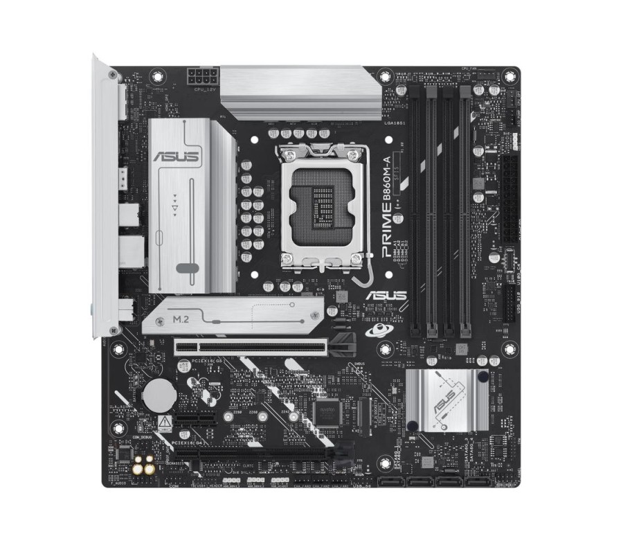 asus placa base asus intel prime b860m - a - csm socket 1851 ddr5 x4 max 256gb hdmi displayport matx