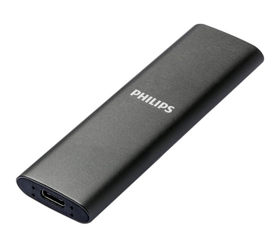 philips fm02ss030p - 00 unidad externa de estado slido 2 tb usb tipo c 3.2 gen 1 (3.1 gen 1) gris