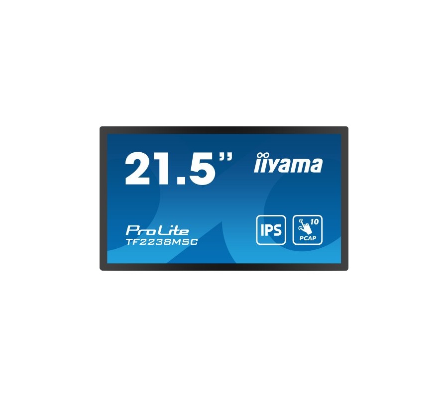 iiyama iiyama prolite pizarra de caballete digital 55,9 cm (22) led 600 cd / m2 full hd negro pantal