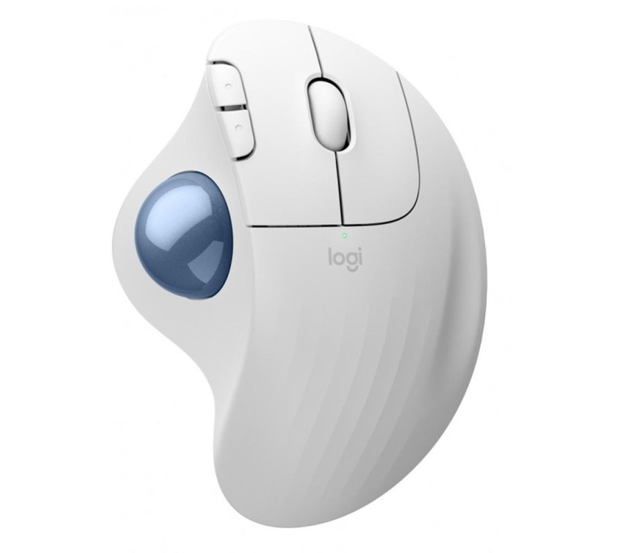 logitech raton inalambrico logitech ergo m575s blanco