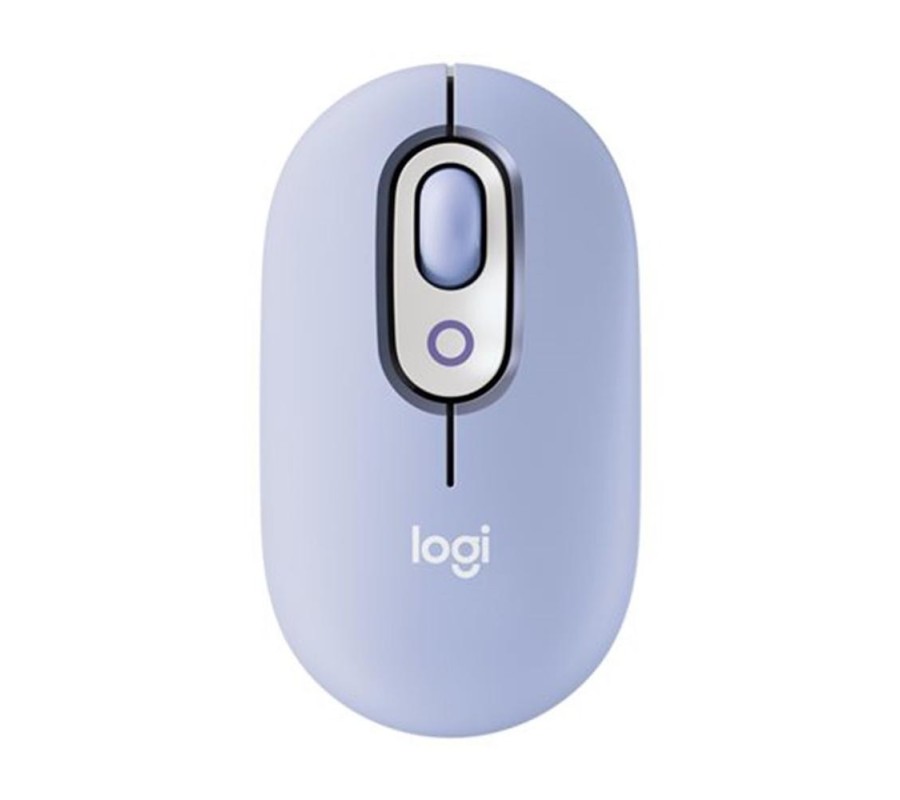 logitech raton inalambrico logitech pop mouse lila