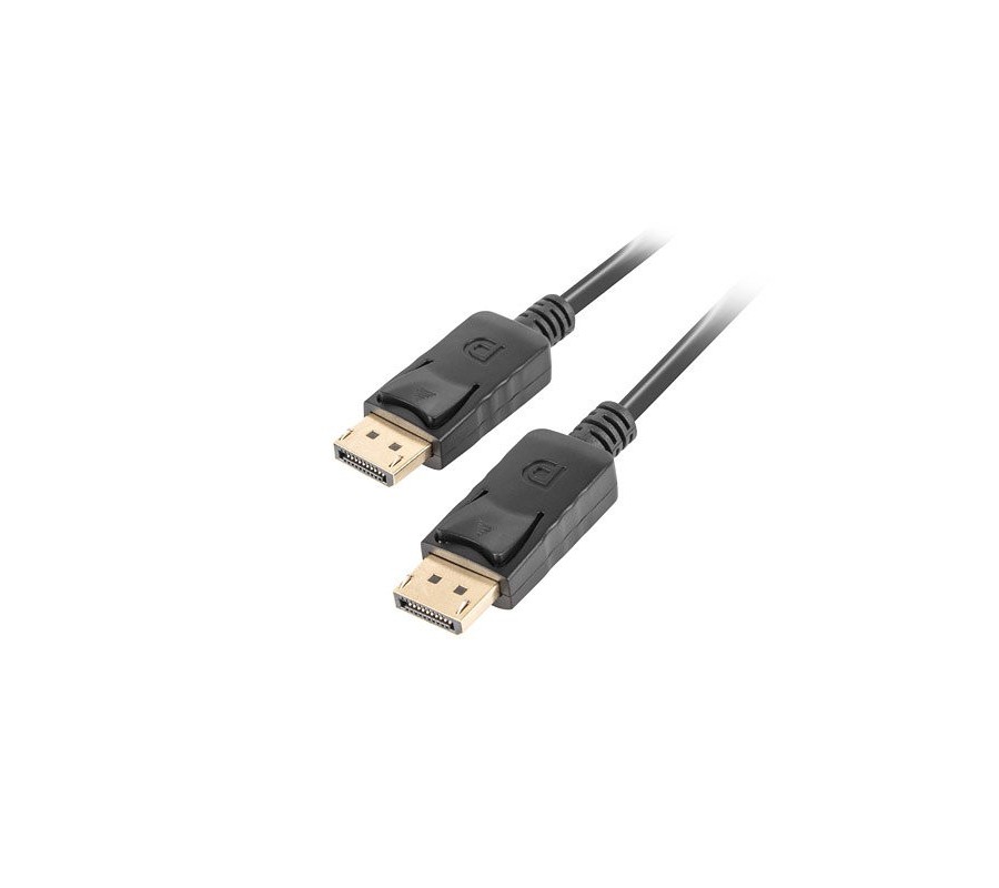 lanberg cable lanberg displayport macho macho 4k negro 1.8m
