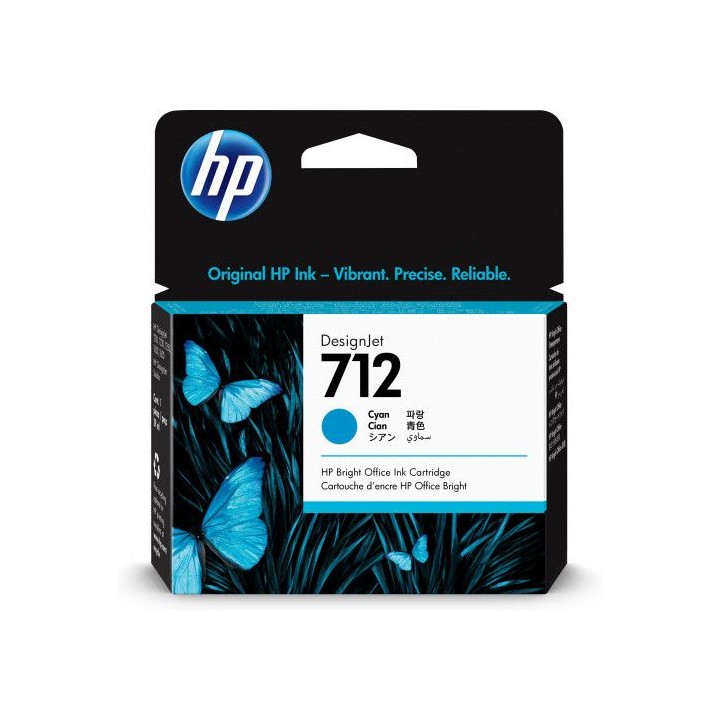 hp712 cartucho gran formato hp 712 cian (3ed67a)