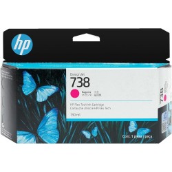 hp hp designjet 738 cartucho magenta 130ml