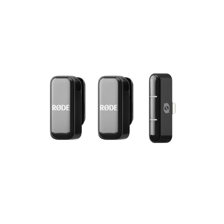 microfono wireless rode  micro l black lightning 21h battery gainassist 21dba 73db