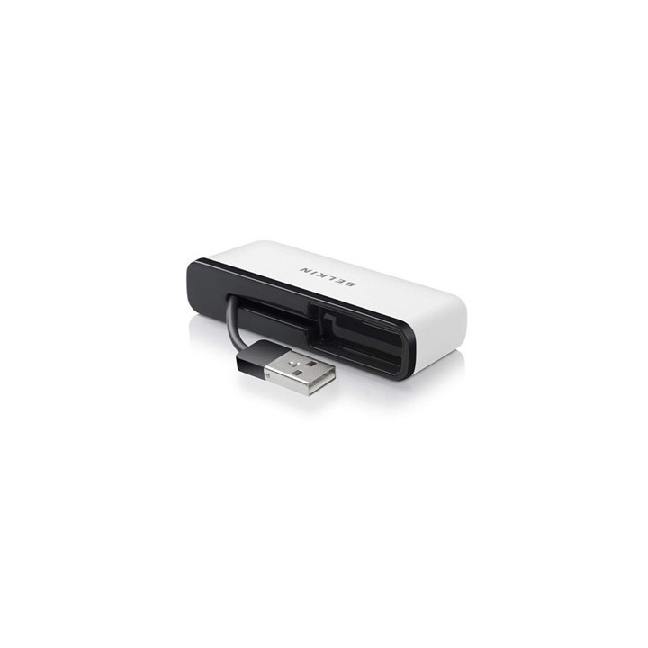 belkin belkin f4u021bt hub de interfaz 480 mbit/s negro, blanco