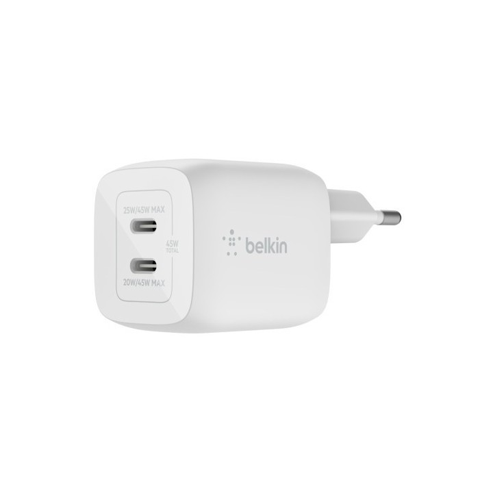 belkin belkin wch011vfwh portatil, smartphone, tableta blanco corriente alterna carga rapida interio
