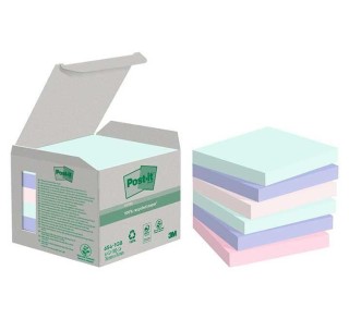 pack 6 bloc notas post-it 76x76 pastel eco