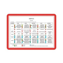 pack 2 marcos tarifold magnetic. a4 rojo 195033