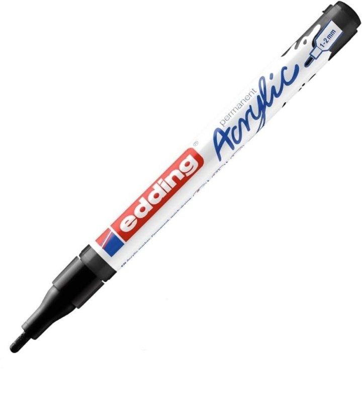 marcad. perm acrilico edding 5300 1-2mm negro