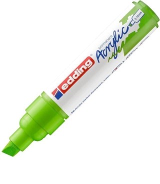 marcad. perm acrilico edding 5000 5-10mm limon