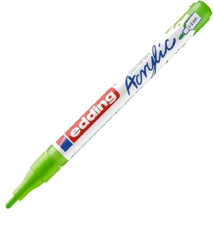 marcad. perm acrilico edding 5300 1-2mm limon