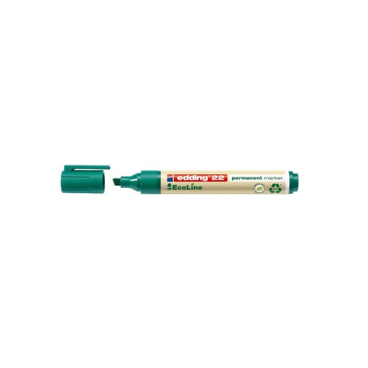 edding marcador permanente edding ecoline 22 color verde edding 22-004