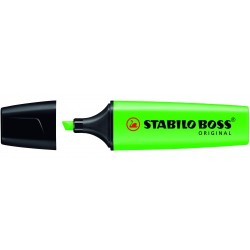stabilo marcador fluorescente boss original trazo 2/5mm. verde stabilo 70/33