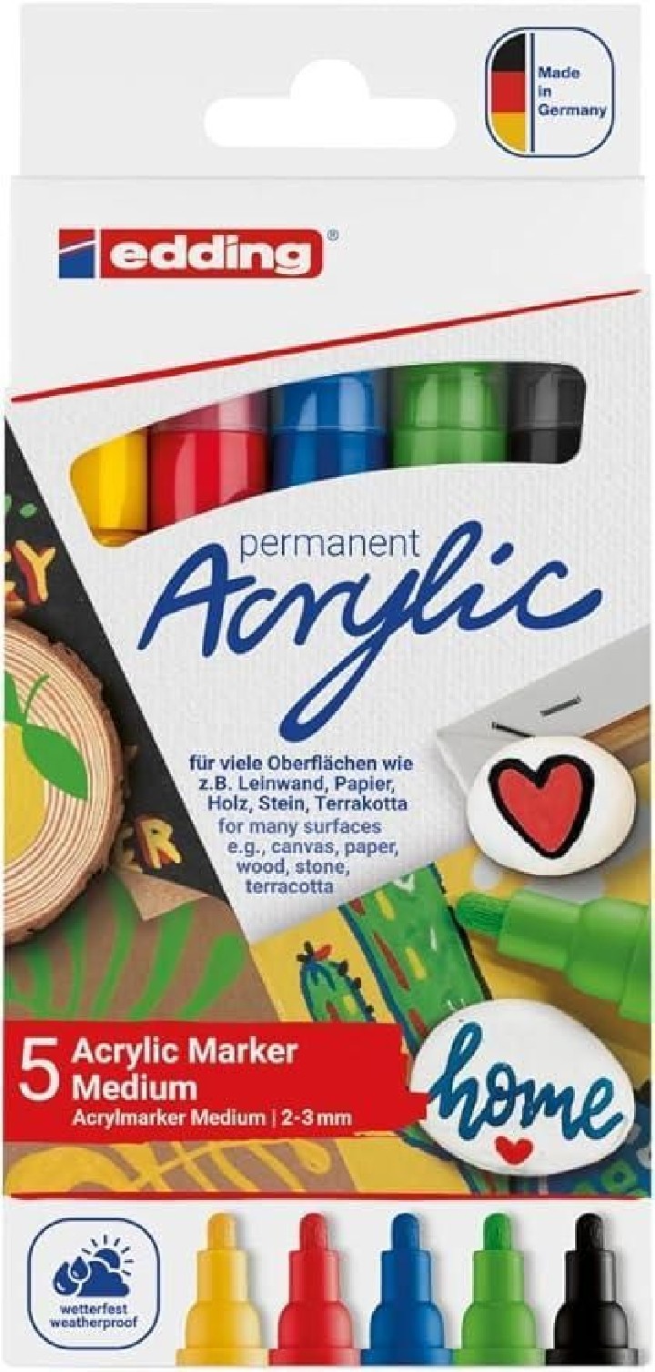 p. 5 marcad. perm acrilico edding 5100 basicos