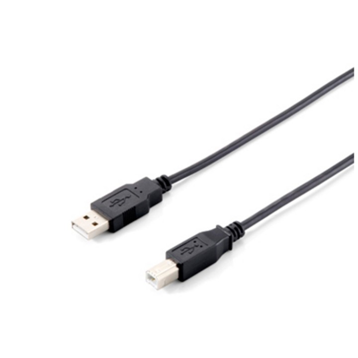 equip cable impresora equip usb a -  usb b -  macho - macho -  3m -  negro