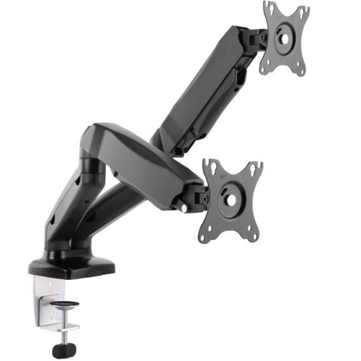 equip soporte pantalla equip para mesa 13 pulgadas - 27 pulgadas 2 brazo inclinables para 2 monitor