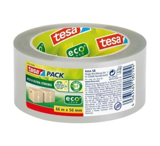 cinta emb. tesa eco ultra strong 66x50m transp pack: 6 unidades