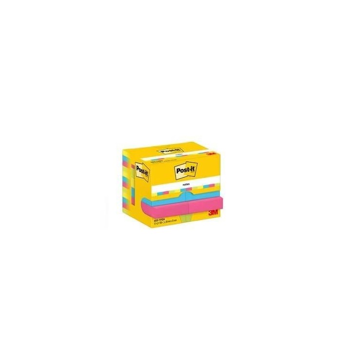 pack 12 bloc notas rep post-it 38x51 energetic
