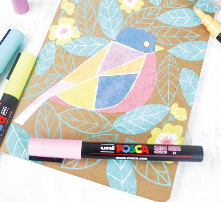 marcador uni-ball posca pc3m 0.9-1.3mm lavanda