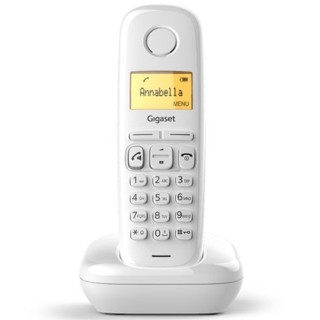 gigaset telefono fijo inalambrico gigaset a270 blanco 80 numeros agenda -  10 tonos