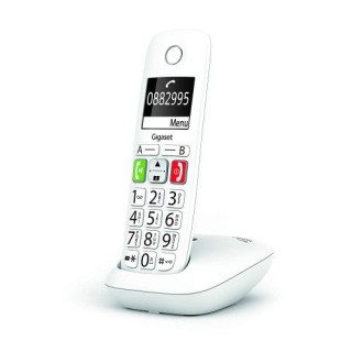 gigaset e290 telefono dect/analogico identificador de llamadas blanco