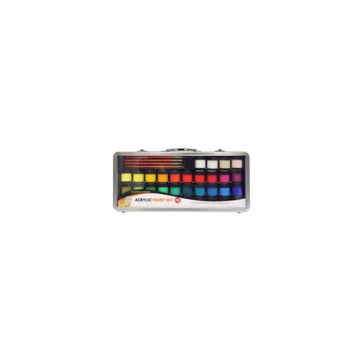 daler rowney set simply color acrilico starter 40 uds. daler rowney d126500910