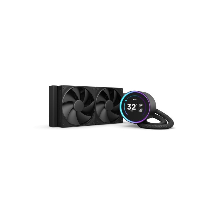 nzxt nzxt kraken elite 240 procesador sistema de refrigeracion liquida todo en uno 12 cm negro 1 pie