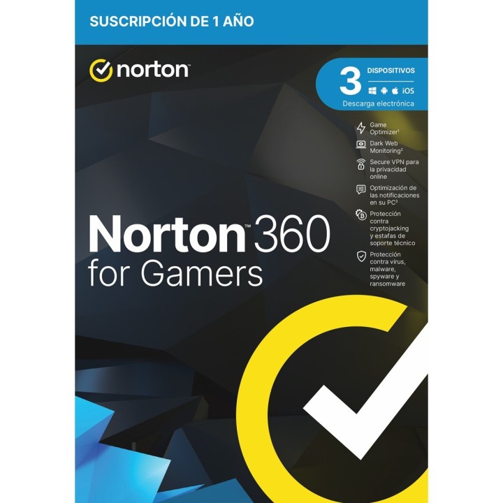 norton antivirus norton 360 for gamers 50gb espanol 1 usuario 3 dispositivos 1 ano caja generic rsp
