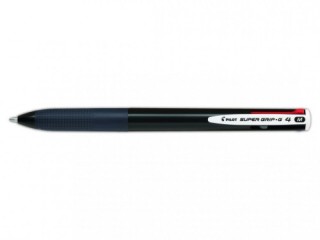 pilot boligrafo supergrip g - 4 colores - cuerpo color negro pilot bpkgg-35m-b