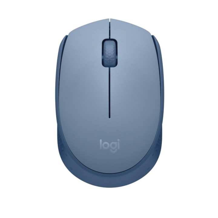 logitech mouse raton logitech m171 optico wireless inalambrico gris azulado
