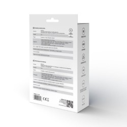 cable hdmi 2.1 (m) angular 8k savio cl-148 3m 3m macho a macho trenzado azul y negro hdr 8k